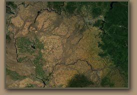 Columbia Basin Satellite Image, Click to Enlarge.