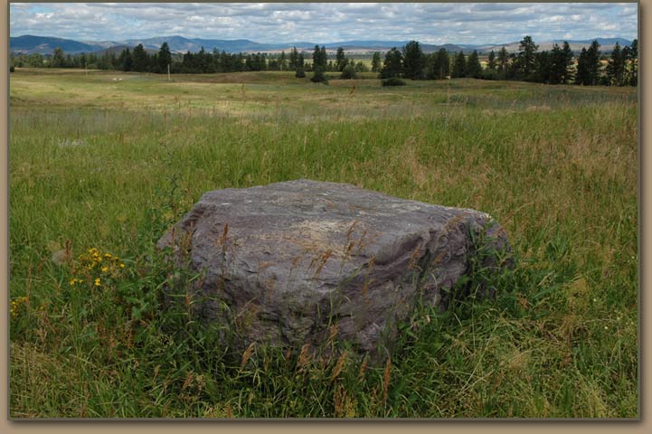Glacial Lake Missoula Strandlines - Mission Valley, Montana.