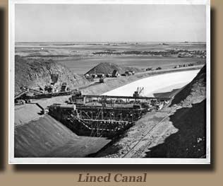 Canal construction Columbia Basin Irrigation Project