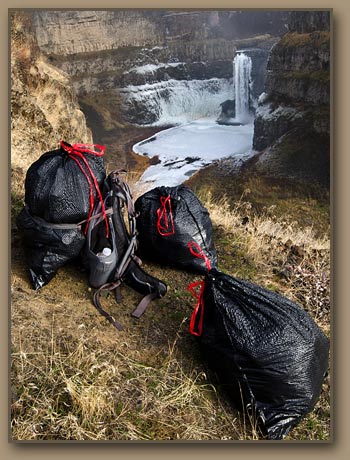 2011 Palouse River Canyon clean up.