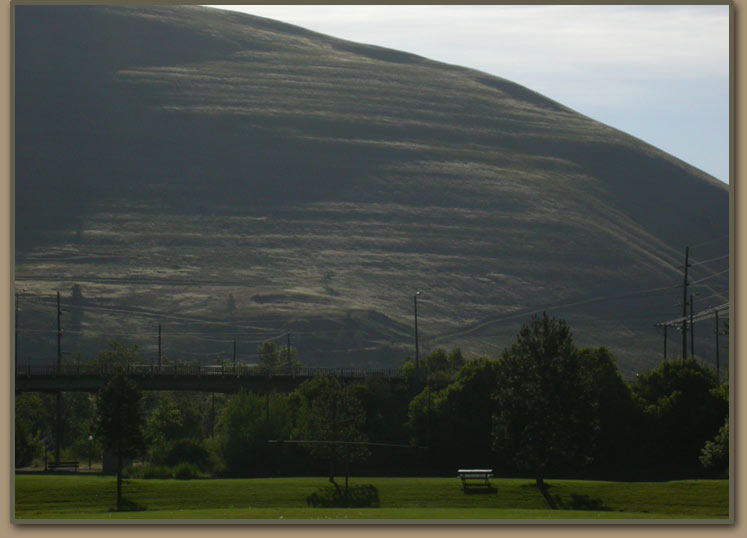 Lake Missoula Strandlines - Missoula, Montana.