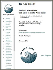 Ice Age Floods - National Park Service Study of Alternatives.