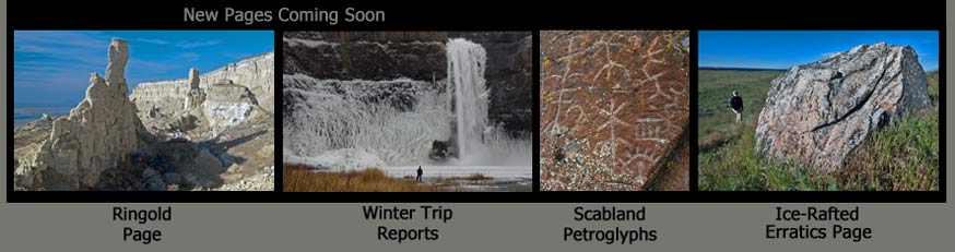 New pages related to the Ice Age Floods and Glacial Lake Missoula.