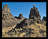 Deep Lake Scabland created by the Ice Age Floods, Dry Falls area.