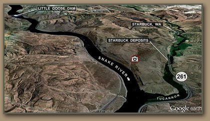 Snake River Gravel Bars, Hammer Grade and Streamlined Palouse Hills.