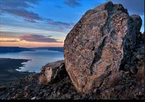 Erratic Stranded on Steamboat Rock above Grand Coulee