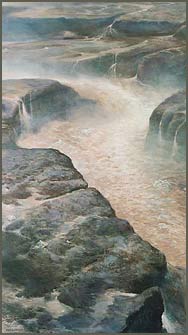 Artwork by Stev H. Ominski - 'The Deluge'.