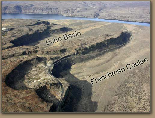 Frenchman Coulee and Echo Basin cataracts.