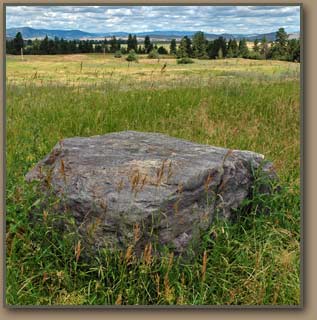 Mission Valley dropstone - Glacial Lake Missoula.