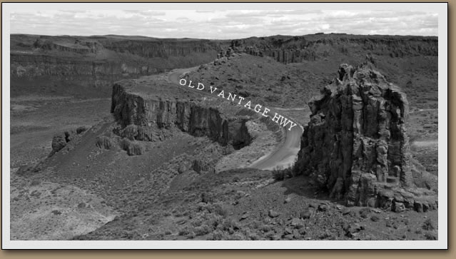 Old Vantage Highway Bretz Floods.