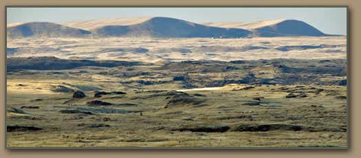 Scarped Palouse Hills, Cheney Palouse scabland tract.