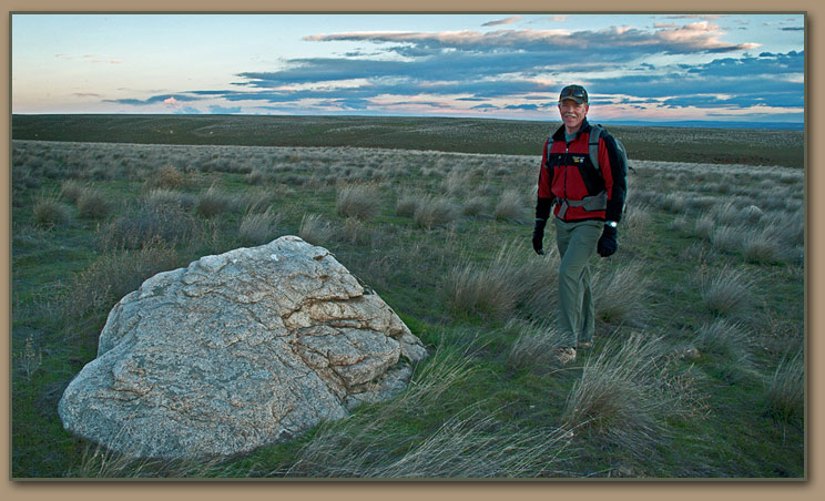 Tom Foster, Pasco, WA. Ice Age Floods erratic.